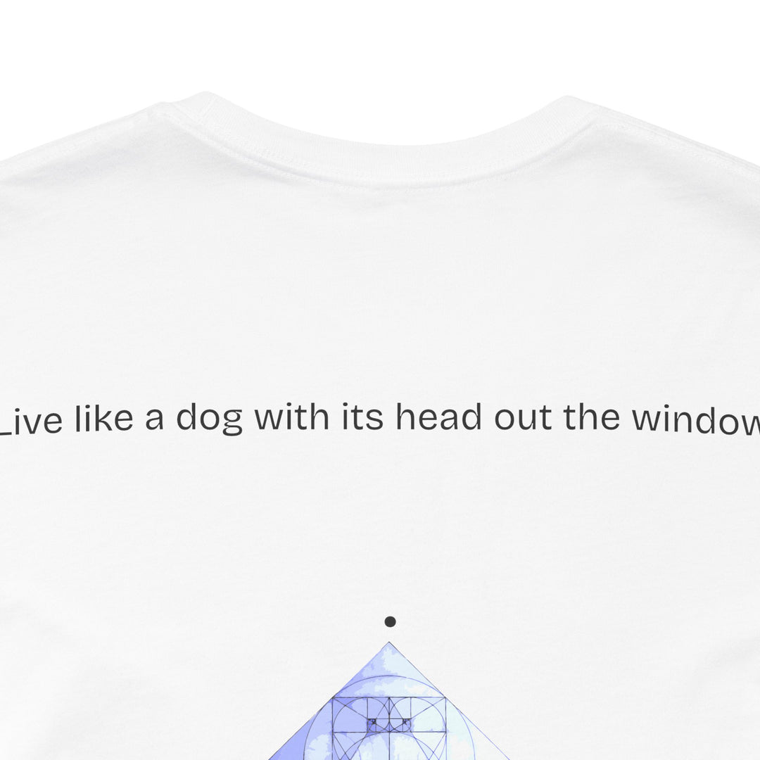 Live like a dog with its head out the window.