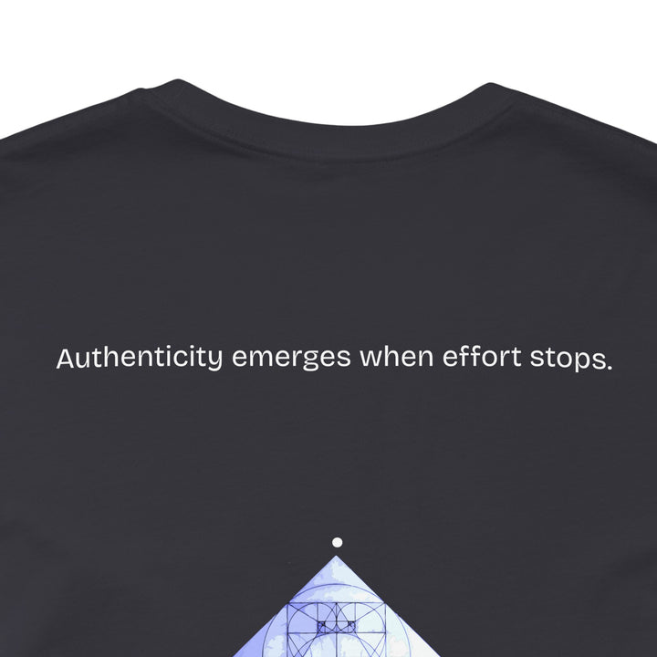 Authenticity emerges when effort stops.
